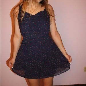 Cute Delia’s Navy and Red Dress
